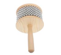 BESTonZON Wood and Metal Cabasa Percussion Instrument Elegant Design for Hand Percussion, Suitable for Personal Practice and School Teaching, for Beginners and Age Groups