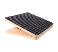 BESTonZON Wood Dog Ramp with Adjustable Angle and Slip-resistant Coating, Lightweight Pet Stair Ramp with Felt Surface for Moving between Rooms and Stairs, for Senior Pets and Small Dogs