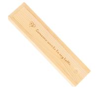 BESTonZON Wood Pregnancy Test Keepsake Box with Lid Elegant Announcement Storage Case Multifunctional Newborn Memory Holder for Pregnancy Discovery and Mementos