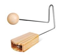 BESTonZON Wood Vibraslap Percussion Instrument for Adults Latin Musical Instrument Sound Chambers for Rhythm and Latin Music Performances
