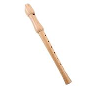 BESTonZON Wooden 8-hole Treble Recorder Flute for Beginners - German Fingering Student Instrument - Long Slim Rosewood Practice Flute for Adults and Boys and Girls