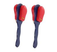 BESTonZON Wooden Castanets for Orff Musical Instrument for Early Childhood Education Hand Clappers for Rhythm Exploration Sensory Engagement and Preschool Music Learning