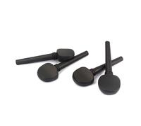 BESTonZON Wooden Cello Pegs Set of 4 Tuning Pegs Replacement Parts for Cello Instruments Unperforated or Perforated Handles Suitable for Cellists Musical Instrument Accessories