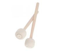 BESTonZON Wooden Drum Mallets 2 Pcs for Marching Drums with Felt Head Providing Comfort and Flexibility Non-slip for Practice and Performance