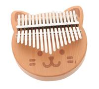 BESTonZON Wooden Finger Piano Small Kalimba for Beginners Portable Music Instrument Miniature Kalimba Rich Sound Variety