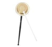 BESTonZON Wooden Fish Copper Chime Temple Tool Buddha Utensil Dharma Ritual Utensil Yin Qing Delicate Chime Instrument for Buddhist Temple and Rituals
