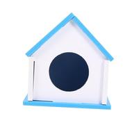 BESTonZON Wooden Hut Small DIY Hamster Cabin for Pet Mice Gerbil Chinchilla Hedgehog Use as Hamster Playhouse