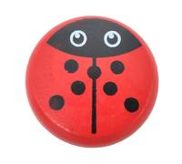 BESTonZON Wooden Ladybird Toy String Charming Cartoon Design for Kids Early Learning Plaything for Coordination Development