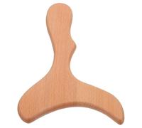 BESTonZON Wooden Massage Scraper Tool Fish-Shaped Massage Board for Face and Neck Suitable for Personal