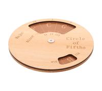 BESTonZON Wooden Music Learning Tools Guitar Chord Trainer Wheel Scale Chord Chart for Beginners Tool for Guitar Education