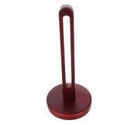 BESTonZON Wooden Paper Towel Holder Stylish and Modern Design with No-drill Installation Upright Standing Kitchen Towel Holder and Storage Bags for Compact Kitchens and Bedrooms
