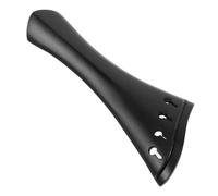 BESTonZON Wooden Violin Tailpiece and Peg Slanted Edge Design for Enhanced Sound Quality Violin Accessories Black Finish for Serious Musicians