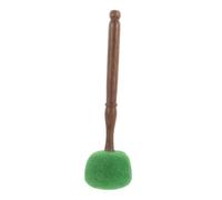 BESTonZON Wool Head Tibetan Singing Bowl Mallet Wood Handle Green Felt Striker for Meditation Yoga Class Sound Healing