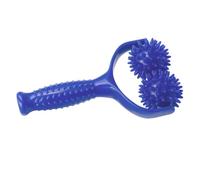 BESTonZON Y-Shape Spiky Massage Roller for Deep Tissue Muscle Relief and Post-Exercise Tension Relaxation Portable Blue Abs PVC Trigger Point Roller for Athletes and Travelers