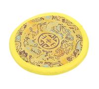 BESTonZON Yellow 10cm Handmade Nepalese Singing Bowl Cushion Pad Tibetan Buddhist Sound Bowl Mat Meditation Yoga Accessories