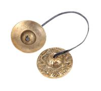 BESTonZON Yoga Cymbal Bell Meditation Instrument Lightweight Tibetan Hand Bell for Levels