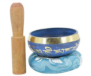 BESTonZON Yoga Singing Bowl Meditation Sound Bowl with Cushion and Mallet to Create a Peaceful Atmosphere for Home Decor and Buddhist Practices Random Color