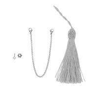 BESTonZON Zinc Alloy Kalimba Special Decors Thumb Piano Tremolo Chain with Tassel, Easy to Use and Burr, Professional DIY Accessory for Thumb Piano Decoration