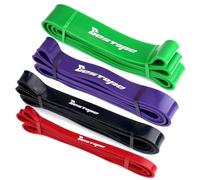 Resistance Bands Pull Up Bands Set - 4 Resistance Levels, Long Resistance Band, Exercise Band for Strength Training, Stretching, CrossFit & Fitness, Home Workout Bands for Men Women