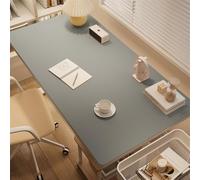 BESTORI 1 Pc Large Mouse Pad for Desk - PU Leather Desk Mat Keyboard and Mouse - Waterproof Table Mat for Office and Home, Grey, 27.6"x47.2"