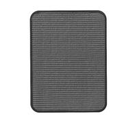 BESTORI Cat Scratcher Mat Natural Sisal Cat Scratching Pads with Self-Adhesive Horizontal Floor Rug for Indoor Cats Grinding Claws Nails, Grey, 50x80cm