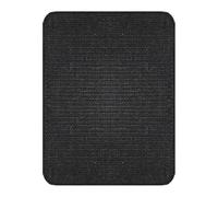 BESTORI Cat Scratcher Mat Natural Sisal Cat Scratching Pads with Self-Adhesive Horizontal Floor Rug for Indoor Cats Grinding Claws Nails, Black, 25x50cm