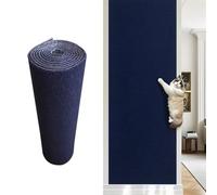 BESTORI Felt Cat Scratcher Mat Reusable Anti-Scratch Pad for Cats Self-Stick Furniture Protector Multi-Use Cat Scratching Mat for Indoor Cats, Blue, 30 x 300 cm