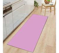 BESTORI Kitchen Mat Cushioned Anti-Fatigue Kitchen Rug,Non Slip Waterproof Kitchen Mats and Rugs Heavy Duty PVC Ergonomic Comfort Mat for Kitchen,Floor Home,Office,Pink 40x60cm