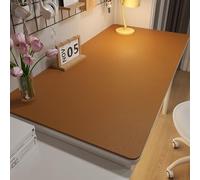 BESTORI Non-Slip Desk Pad Large Gaming Mouse Pad Waterproof PU Leather Desk Table Protector Easy Clean for Office and Home 70 x 140 cm, 27.6" x 55.1"
