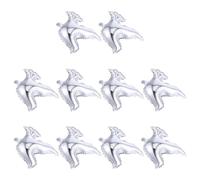 BESTOYARD 10 pack Dove Foil Balloons 12.60 X 11.42 in 3D Peace Doves Silver Metallic Pigeon Balloons for Wedding Anniversary Birthday Holiday Party Decorations