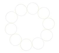 BESTOYARD 10pcs Bamboo Floral Wreath Hoops 40cm for DIY Wedding Wreath Decor and Festive Decorations Warp Resistance and Shape Maintenance