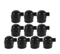 BESTOYARD 10pcs Black Rubber Car Push to Start Button Covers with Comprehensive Protection, Universal Fit Dustproof Ignition Switch Caps for Drivers and DIY Enthusiasts