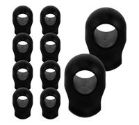 BESTOYARD 10pcs Climbing Net Connector for Cargo Net Black Pp Material with Easy Installation and Shake Prevention for Playhouse and Early Education Centres Outdoor Accessories