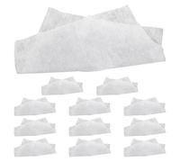 BESTOYARD 12pcs Kitchen Range Hood Filter Paper with Effective Filtration and Convenient Cleaning, White Non-woven Fabric for High Temperature Resistance, for Kitchen Ventilation and Oil