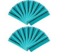 BESTOYARD 18pcs Hair Curl Rollers Plastic 2.5cm Diameter Cold Perm Curling Rods for Home Use and Sleeping Styling