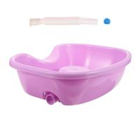 BESTOYARD 1set Portable Shampoo Basin with Curved Neck Support for Bedridden Patients Elderly Pregnant Women Large Hair Washing Tray for Home Care and Post-Surgery Use Comfortable Hair Wash