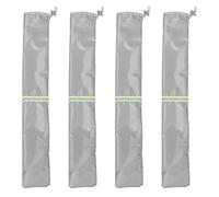 BESTOYARD 2 Pair Silver Polyester Windshield Wiper Cover for Vehicle Front Windshield, Supports Clearer Glass Surface and Easy Installation, Car Wiper Blade Protective Accessory