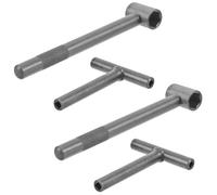 BESTOYARD 2 Sets Motorcycle Engine Valve Adjuster Tool Kit with 3mm/3.5mm Square and 9mm/10mm Hexagonal Wrenches, Metal Construction with Enhanced Torque Control for Scooter Valve Repair