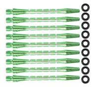 BESTOYARD 20pcs Darts Alloy Shafts Thread 2ba Aluminium Standard Screw | Green Replacement Stems, Front-loaded Design, Dart Accessory for Board Play, Metal Set