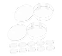 BESTOYARD 20pcs Plastic Petri Dishes Lids for Lab Science Cell Culture Plates Tissue Engineering Supplies Plastic Petri Disks