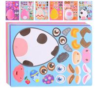 BESTOYARD 24 Sheets Easter Decals DIY Sticker Sheets for Easter Themed Design Easy to Apply and Peel Off Adhesive Stickers for Fun Egg Hunt Activities