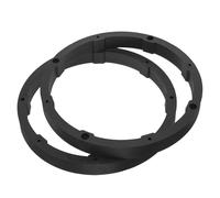 BESTOYARD 2pcs 6.5 Inch Car Speaker Spacer Ring Adapter in Black Pvc, Easy to Install and Improves Sound Quality, Compatible with Most Vehicles for Car Audio System Enhancement