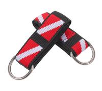 BESTOYARD 2pcs Dive Tool Wrist Lanyard with Stainless Steel D Ring | Adjustable Nylon Webbing, 0.98 Inch Width, for Dive Cameras and Flashlights, Snorkeling and Free Diving