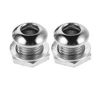 BESTOYARD 2pcs Drum Vent Screws for Percussion Instruments and Bass Drum Steel Material with Universal Compatibility and Secure Ventilation Performance Air Hole Accessories Random Color