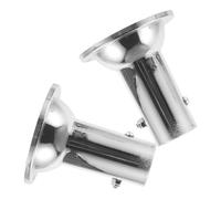 BESTOYARD 2pcs Mannequin Arm Connector Parts for Mannequins in Silver Plastic Material with Flexible Assembly and Aesthetic Integration, for Exhibitions and Studios