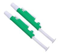 BESTOYARD 2pcs Manual Pipette Pump 10ml for Laboratory Use, Plastic Single Channel Pipettor with High Efficiency and Consistent Performance, for Biochemistry Lab and Standard Pipette Tips