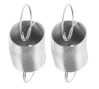 BESTOYARD 2pcs Steel Wire Extension Springs for Physics Teaching Small Tension Coil Springs Replacement Lightweight and Portable for Educational Experiments
