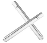 BESTOYARD 2sets Bread Crumb Scraper Grout Brush Pour Double Dustpan Crumb Tool Restaurant Suction Cleaners Tablecloth Crumb Sweeper Chopping Griddle Pan Off Pancake Silver Stainless 2pcs*2