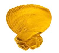 BESTOYARD 3 Sets Pet Sacrificial Products Fish Shaped Ghost Money Pet Tribute Yellow Paper Fish Traditional Ritual Golden Memorial Ceremonies for Cats
