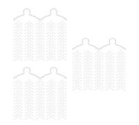 BESTOYARD 300 Pcs Silver Metal V Hook DIY Ornament Assembly | Simple Fitting for Homemade Decorations, Secure Display, Easy Replacement, Sturdy Shape, Holiday Crafting Accessory